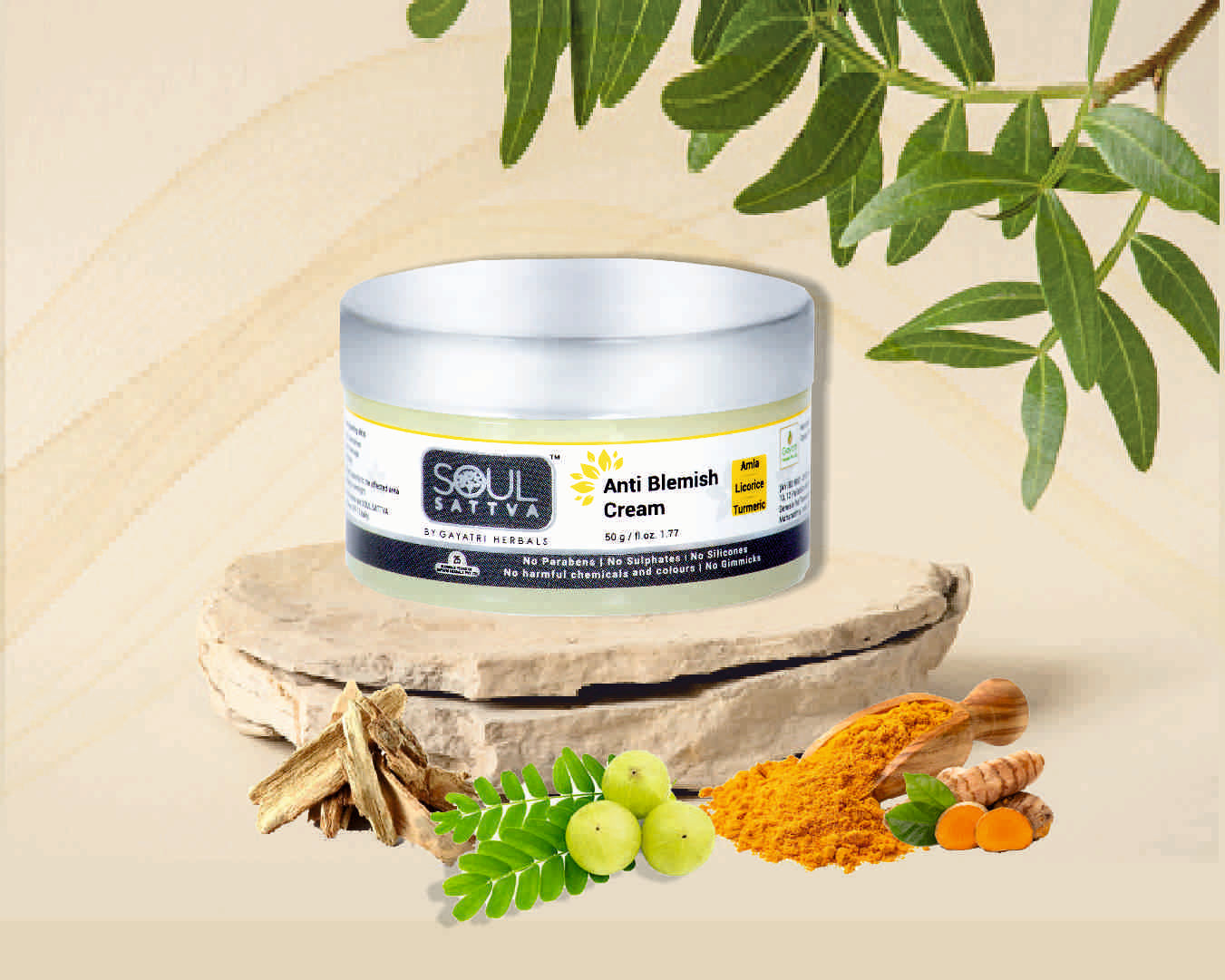 Soul Sattva Anti Blemish Cream (50gm)