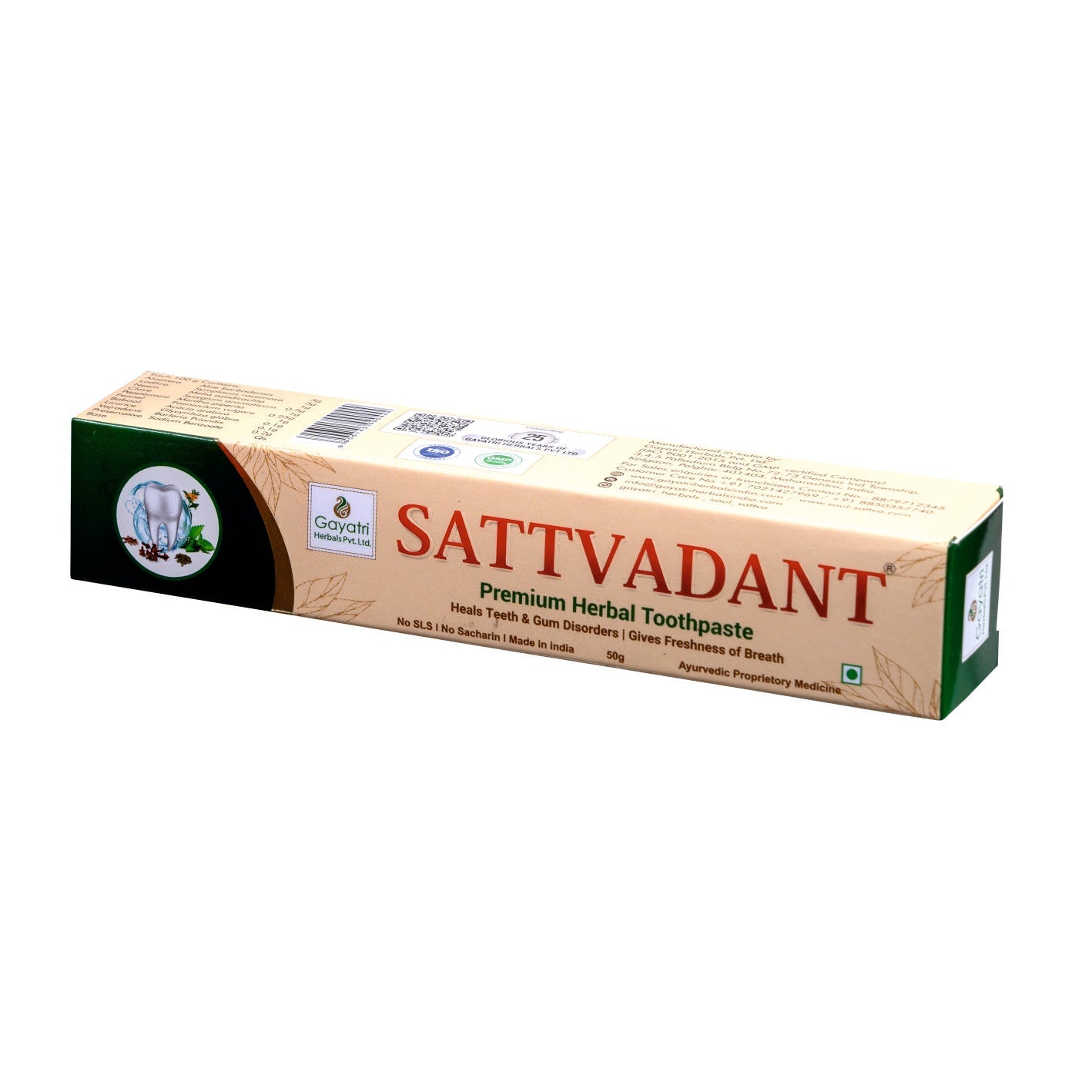 Sattvadant Toothpaste (50gm)