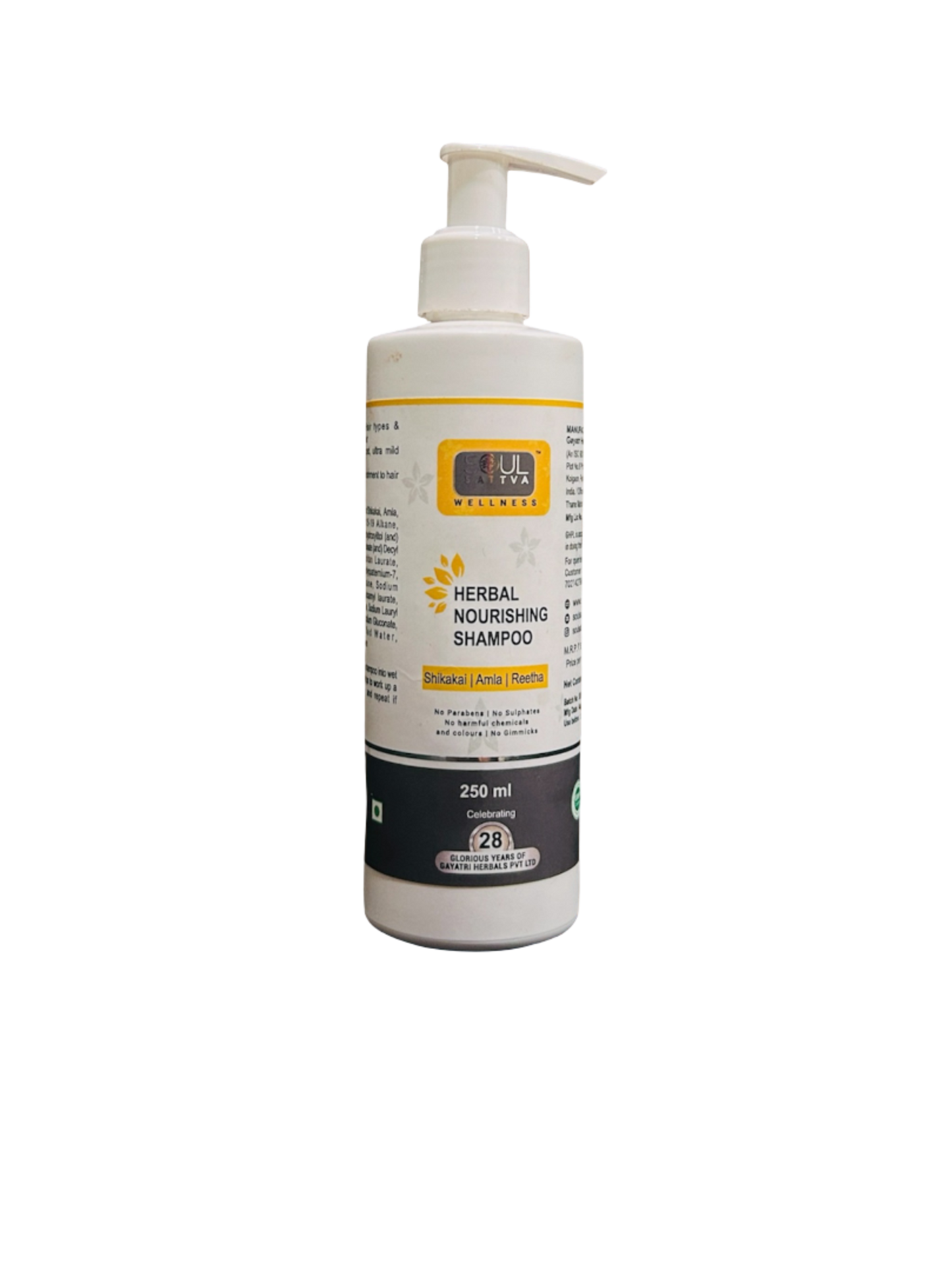 Soul Sattva Herbal Nourishing Shampoo (250ml)