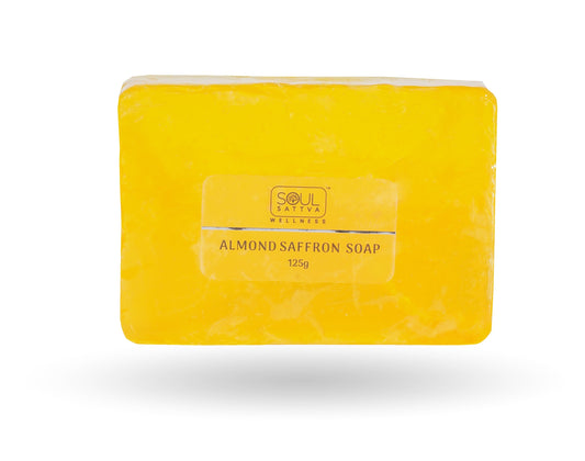Soul Sattva Almond Saffron Soap (125gm)