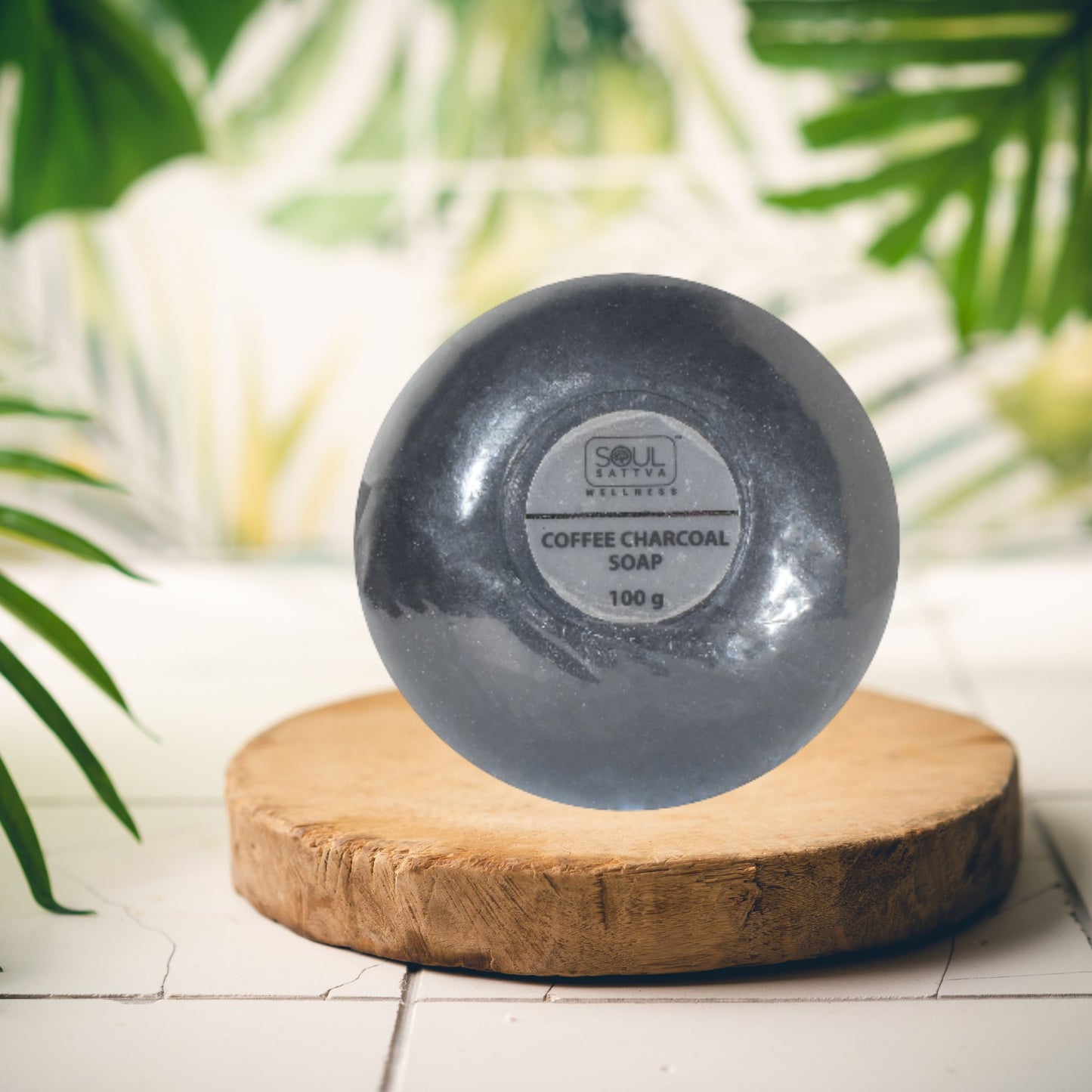 Soul Sattva Coffee Charcoal Soap (100gm)