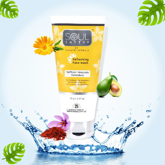Soul Sattva Refreshing Face wash (70gm)