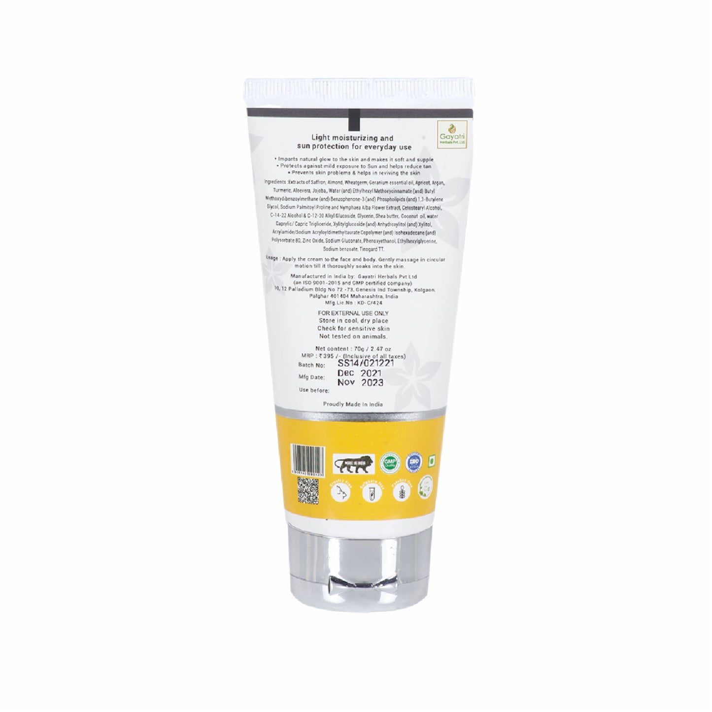 Soul Sattva Gel Moisturizer (50gm)